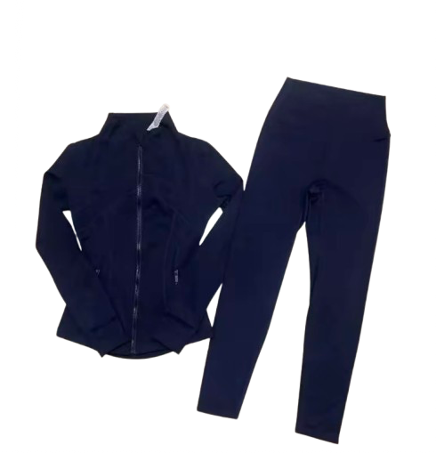 Navy Studio Sculpt Zip Set