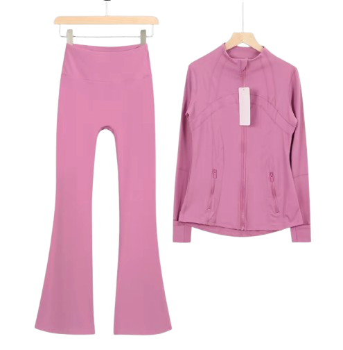 Dark Pink Studio Sculpt Zip Set